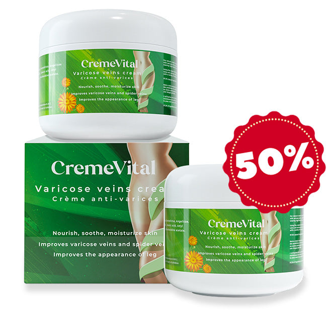 CremeVital VeinCream 1+1 Vente incitative 50 % de réduction